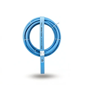 Heat Resistant Single Core Solid Copper Cable PVC 90 ºC 1 mm² 2.3 mm Diameter 300/500 V 300 Ft Blue | Al Fanar