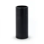 HDPE Plastic Pipe Pressure 20 Bar PE 100 Size 110 mm Thickness 12.3 mm Black