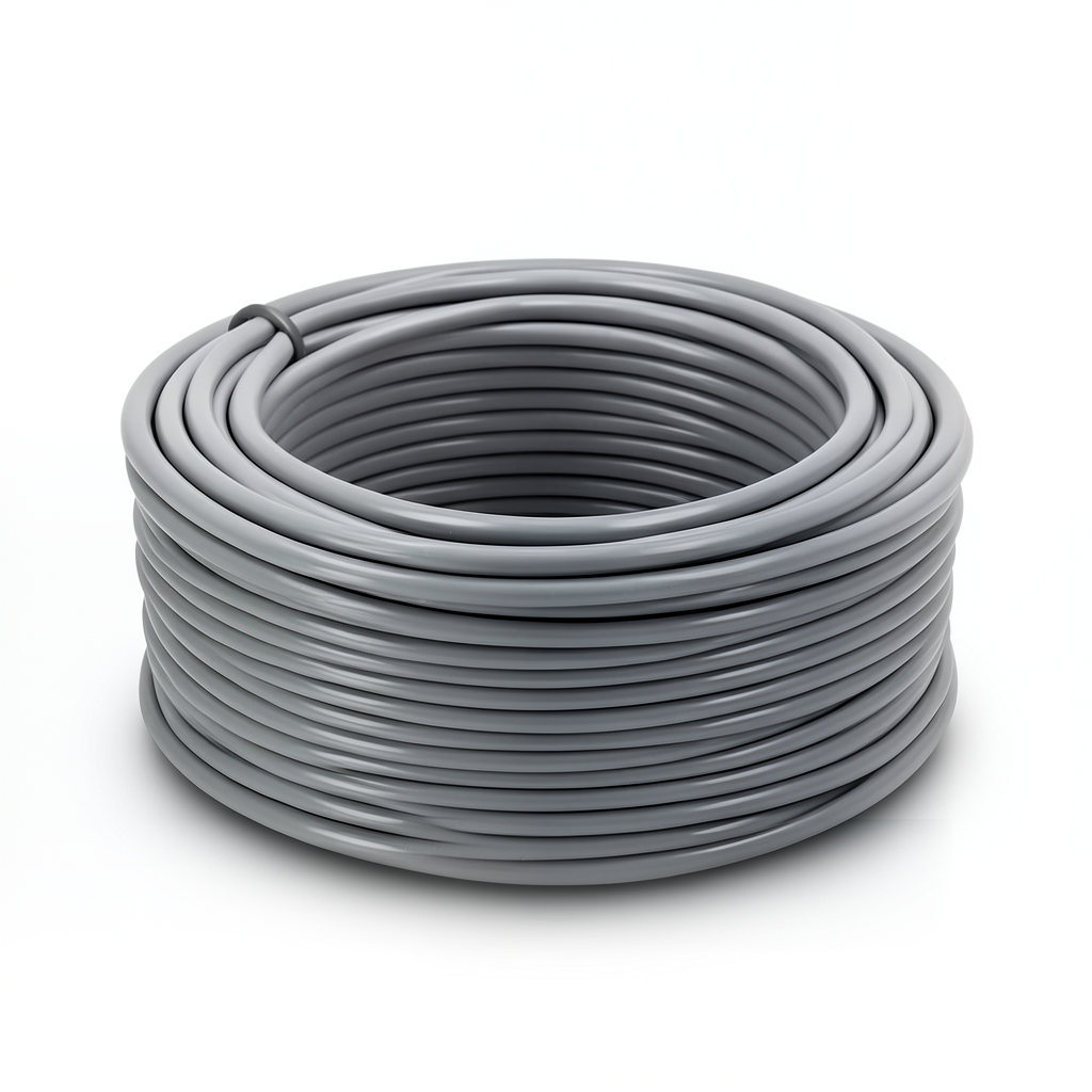 Flexible Copper Electrical Wire 25mm2 450/750V 300ft PVC Insulated Gray