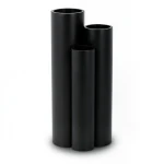 High Density Polyethylene Pipe Nominal Pressure 6 Bar PE 80, 125 mm OD, 5.7 mm Thickness, Black