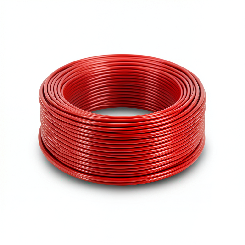 سلك نحاس مرن مقاس 1.5mm، 450/750V، عزل PVC أحمر | شركة كابلات جدة