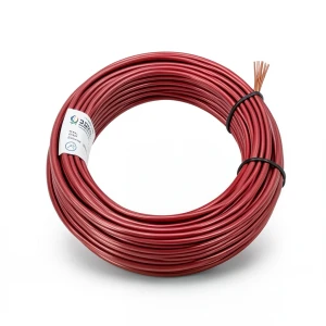 سلك نحاس شعر مقاس 1.5mm، 450/750 فولت، عزل PVC أحمر | شركة كابلات جدة