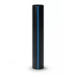 High Density Polyethylene Pipe Pressure 16 Bar PE 100 Size 160 mm Thickness 14.6 mm Black