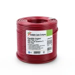 Flexible Copper Electric Wire 4mm2, 450/750V, PVC Insulation, Red | Jeddah Cables Company