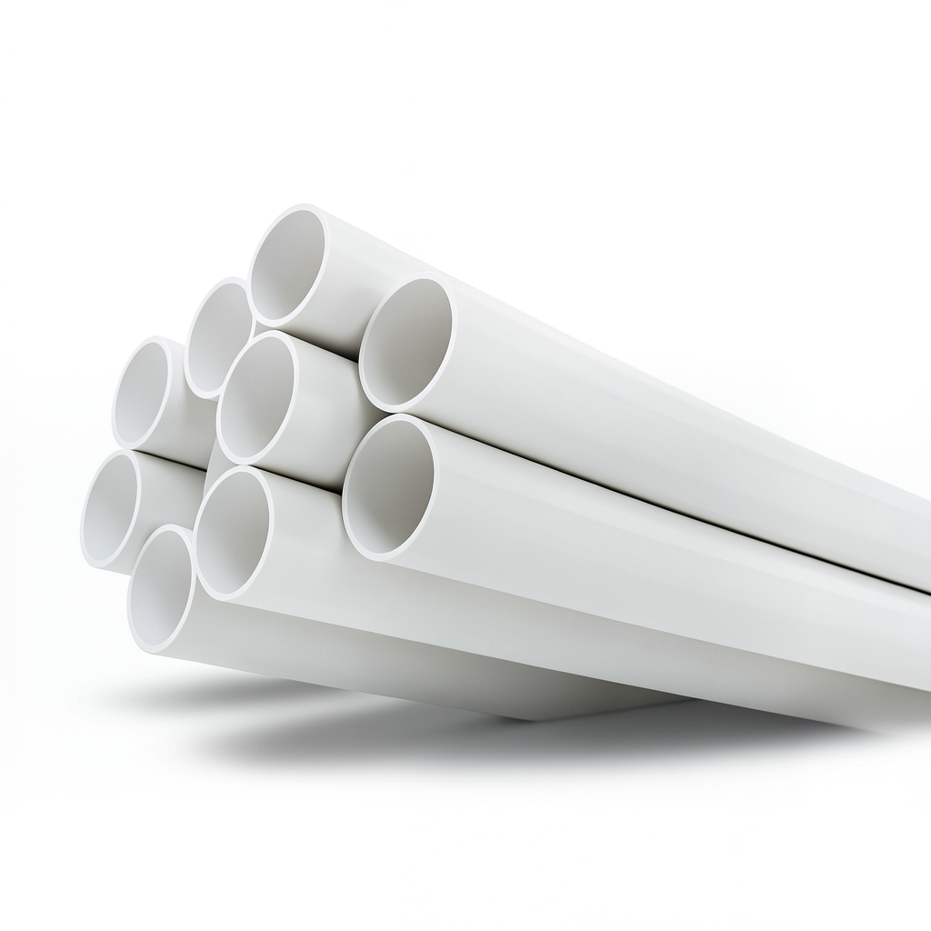 UPVC Pipes Schedule 40 Size 8 inch Thickness 8.18 mm White