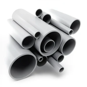 أنابيب UPVC جدول 80 مقاس 1 1/2 إنش سمك 5.08 مم لون رمادي