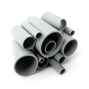UPVC Pipes Schedule 80 Size 2 inch Thickness 5.54 mm Gray