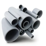 أنابيب UPVC جدول 80 مقاس 2 1/2 إنش سمك 7.01 مم لون رمادي