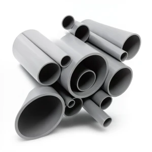 UPVC Pipe Schedule 80 Size 4 inch Thickness 8.56 mm Gray Color