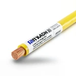Riyadh 4 mm Single Wire, 450/750 Voltage, Stranded Copper PVC Insulation, Yellow | Riyadh Cables Group