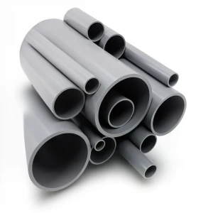 أنابيب UPVC جدول 80 مقاس 6 إنش سمك 10.97 مم لون رمادي