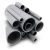 أنابيب UPVC جدول 80 مقاس 6 إنش سمك 10.97 مم لون رمادي - Image 1