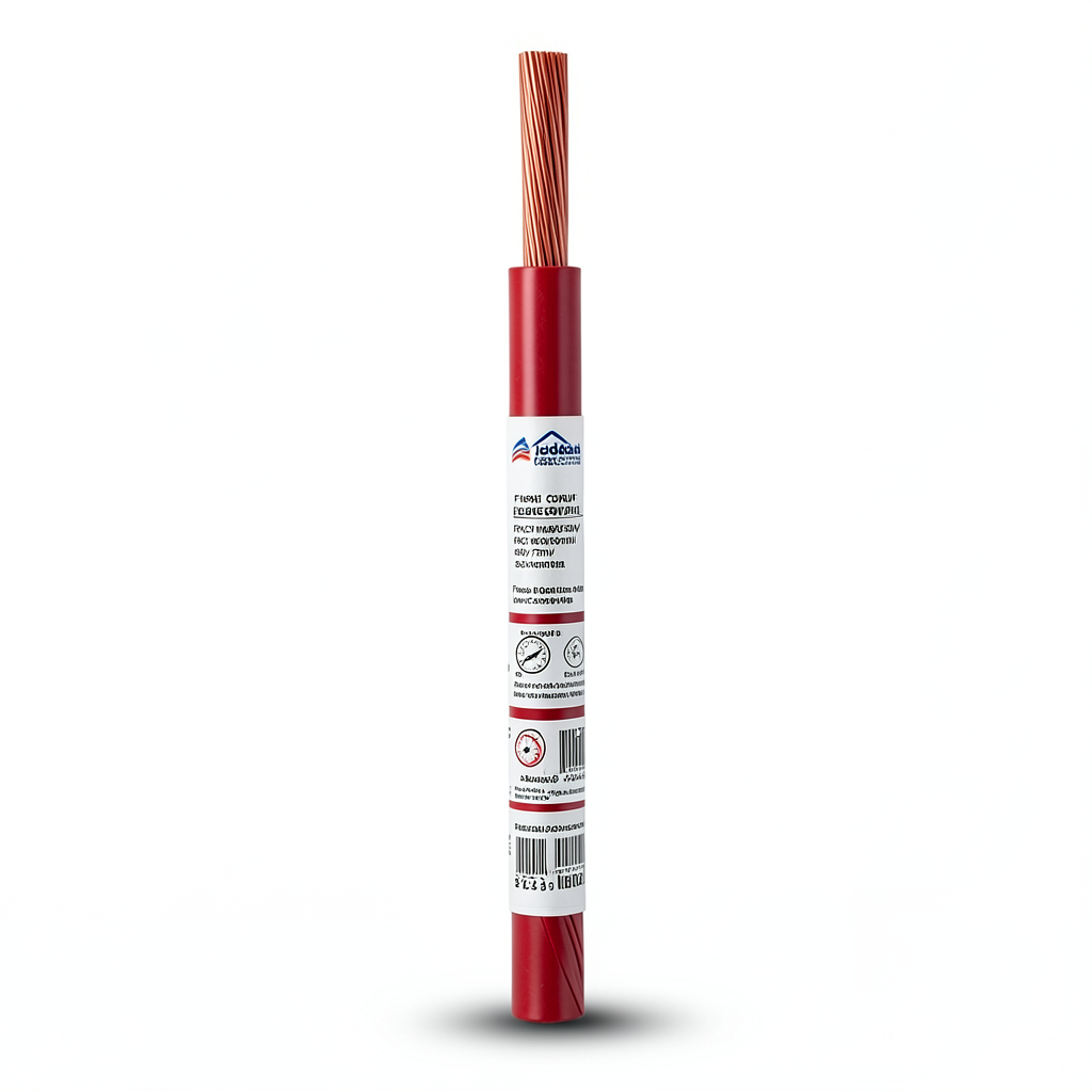 سلك نحاس شعر مقاس 95mm2، 450/750V، عزل PVC، أحمر | شركة كابلات جدة