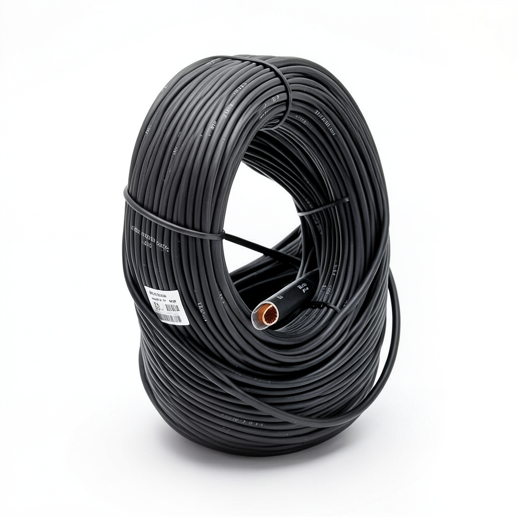 Single Core Solid Copper Cable PVC 70 ºC Insulation 1 mm² 300/500 Volt 300 Feet Black | Al Fanar