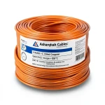 10 AWG 1C Stranded Tinned Copper Wire, 1000V PVC Insulation +105°C Orange, 2500 ft | Asharqiyah Cables Company for Industry