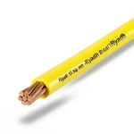 Riyadh 10 sq mm Stranded Copper Wire, 450/750V, PVC Insulated, Yellow | Riyadh Cables Group