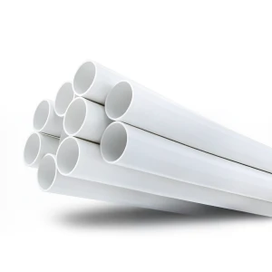 انابيب UPVC ضغط 8.6 بار مقاس 1 1/2 إنش سمك 1.52 مم لون أبيض