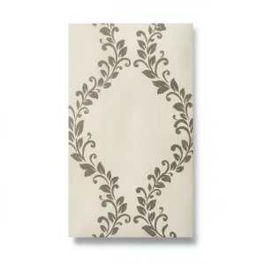 Classic Wallpaper Length 10m, Width 0.73m, Light Beige Color, Model 305030