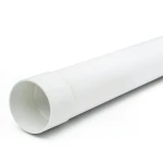 مواسير UPVC ضغط 315 psi مقاس 3 إنش سماكة 7.37 ملم لون أبيض