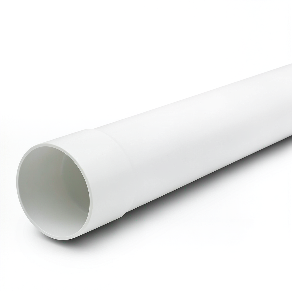 انابيب UPVC ضغط 315 psi مقاس 6 بوصة سماكة 13.97 ملم لون أبيض