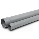 مواسير بلاستيك UPVC جدول 80 مقاس 1/2 إنش سمك 4.24 مم لون رمادي