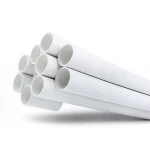 انابيب UPVC جدول 40 مقاس 8 إنش سمك 8.18 مم لون أبيض