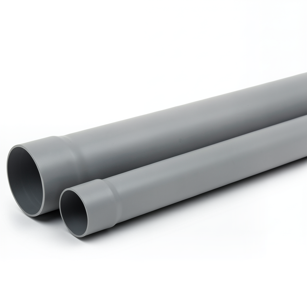 أنابيب UPVC جدول 80 مقاس 1 1/4 إنش سماكة 5.44 مم لون رمادي
