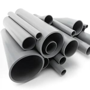 انابيب UPVC جدول 80 مقاس 1/2 إنش سمك 3.73 مم لون رمادي