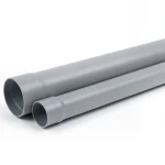 أنابيب بلاستيك UPVC جدول 80 مقاس 2 1/2 إنش سماكة 7.85 مم لون رمادي