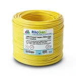1 AWG Stranded Copper American Electric Wire PVC Insulation 105°C, Yellow, 600V, 500 ft | Asharqiyah Cables Company for Industry