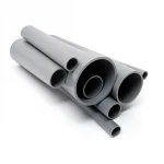 UPVC Pipes Schedule 80 Size 1 1/2 inch Thickness 5.08 mm Gray
