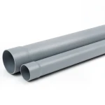 أنابيب UPVC ضغط اسمي 160 psi مقاس 2 1/2 إنش سمك 3.30 مم لون رمادي