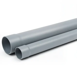 أنابيب UPVC ضغط اسمي 160 psi مقاس 2 1/2 إنش سمك 3.30 مم لون رمادي