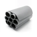 UPVC Pipes Schedule 80 Size 2 inch Thickness 5.54 mm Gray