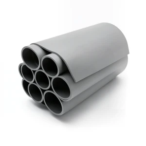 UPVC Pipes Schedule 80 Size 2 inch Thickness 5.54 mm Gray