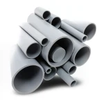 UPVC Pipes Schedule 80 Size 5 inch Thickness 9.52 mm Gray