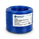 سلك كهرباء مفرد 18 AWG نحاس مجدول معزول PVC +105°C أزرق، 1000 فولت، 2500 قدم | شركة كابلات الشرقية للصناعة