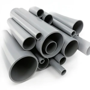 UPVC Pipes Schedule 80 Size 6 inch Thickness 10.97 mm Gray