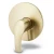 Concealed Shower Mixer Handle Single Line Light Bronze, Round Shape - Image 1