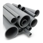 UPVC Pipes Schedule 80 Size 8 inch Thickness 12.7 mm Gray