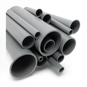 UPVC Pipes Schedule 80 Size 8 inch Thickness 12.7 mm Gray