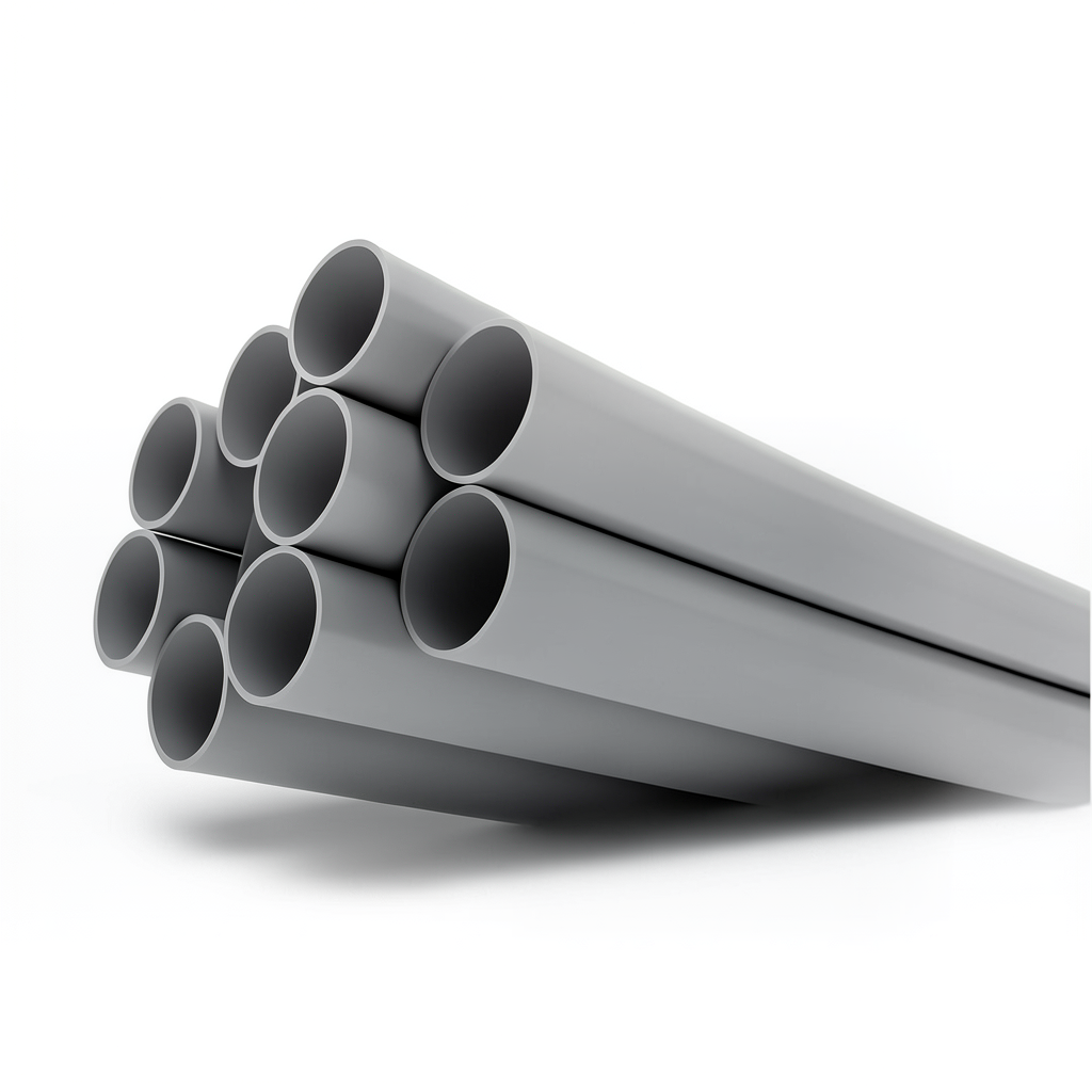 انابيب UPVC مقاس 1 1/4 إنش ضغط 8.6 بار سمك 1.52 مم لون رمادي