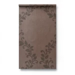 Classic Wallpaper Length 10m, Width 0.73m, Brown Color, Model 305026