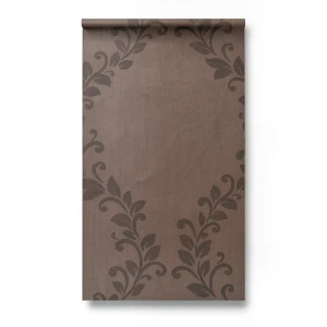 Classic Wallpaper Length 10m, Width 0.73m, Brown Color, Model 305026