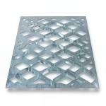 Galvanized Steel Expanded Metal Mesh Thickness 2 mm Width 2.44 m Length 3 m