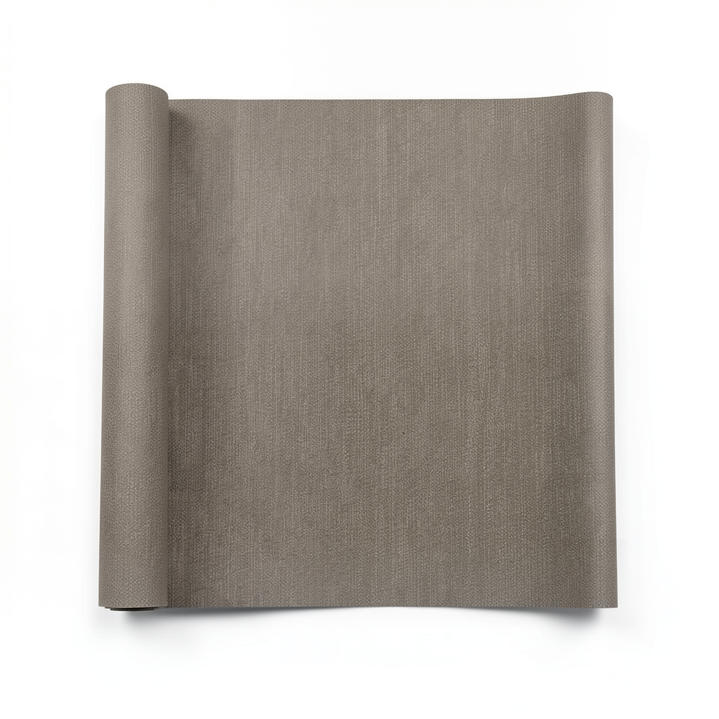 Italian Wallpaper Dark Beige Plain Design, Size 10m x 0.73m, Model 305036