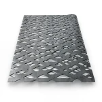 Hot Rolled Expanded Metal Wiremesh Thickness 2.3 mm Size 2.44×5 m Memari Form