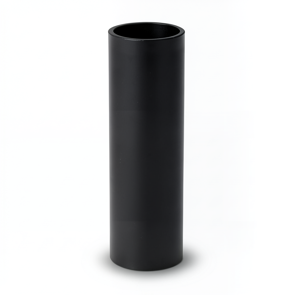 High Density Polyethylene Pipe Pressure 6.3 Bar PE 100 Size 160 mm Thickness 6.2 mm Black Color