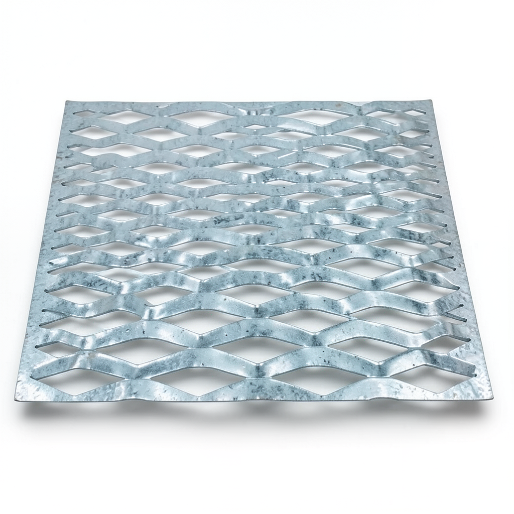 Galvanized Steel Expanded Metal Mesh Thickness 2 mm Width 2.44 m Length 6 m