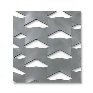 سلك شبك معدني (بقلاوة) حديد مدرفل على الساخن تصميم معماري سمك 5.8 مم عرض 1.22 متر طول 4 متر